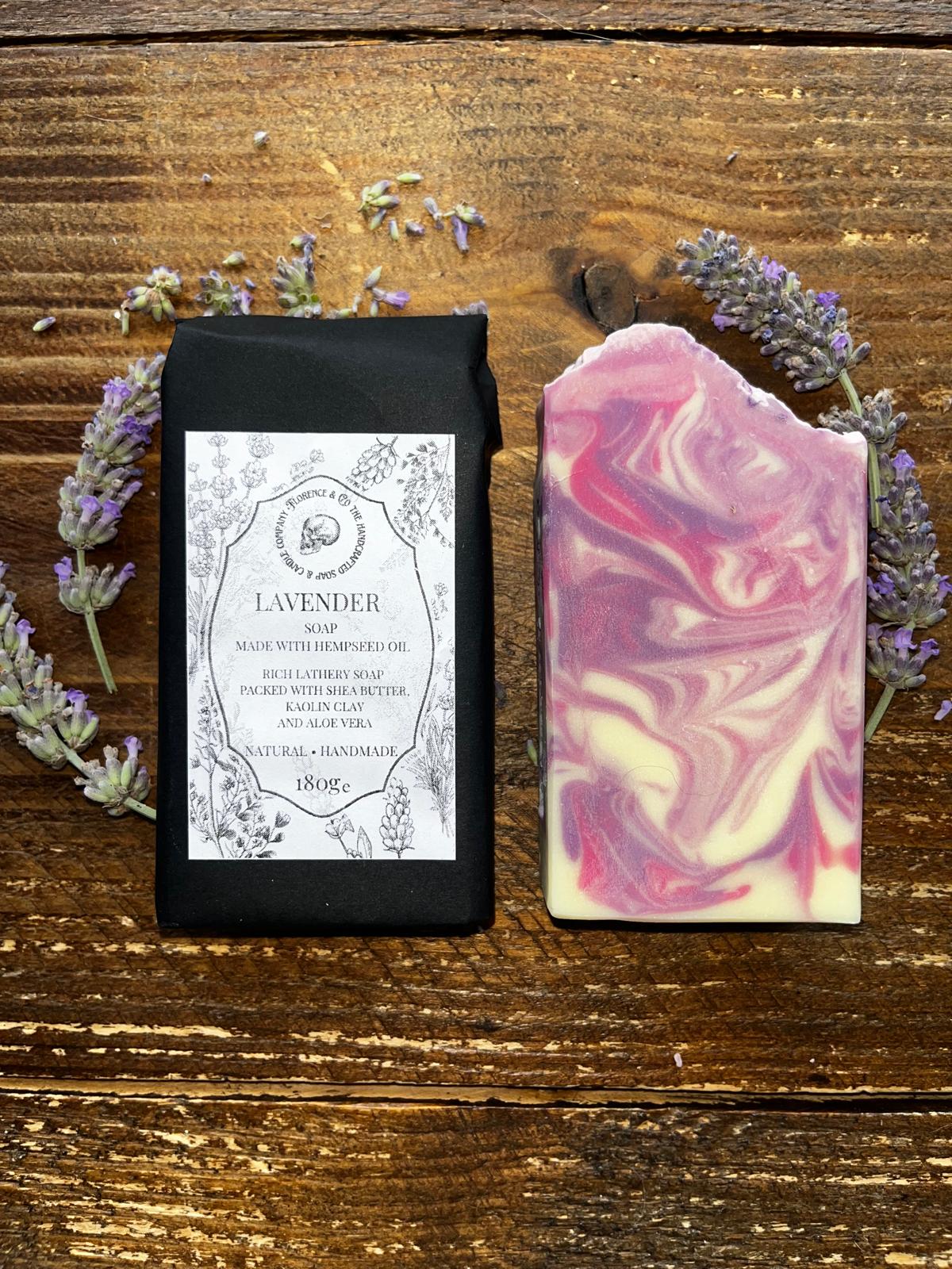 Lavender essential oil soap