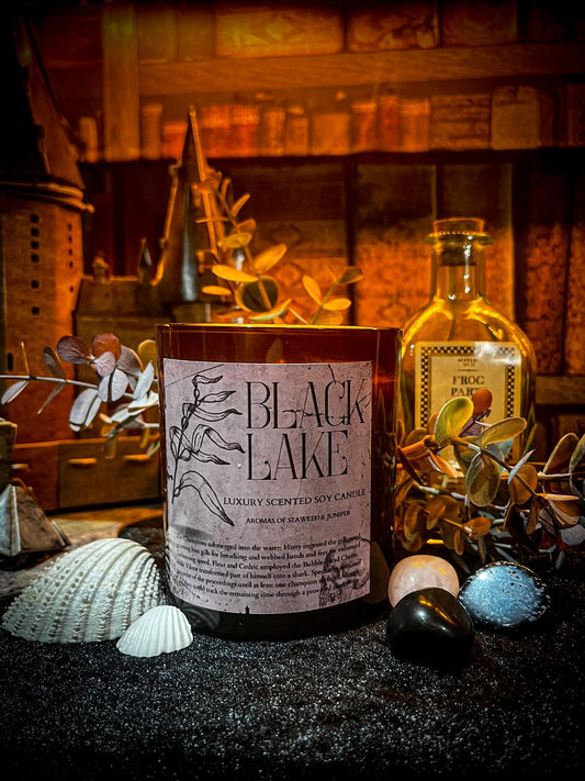 'Black Lake' Harry potter inspired scented soy candle