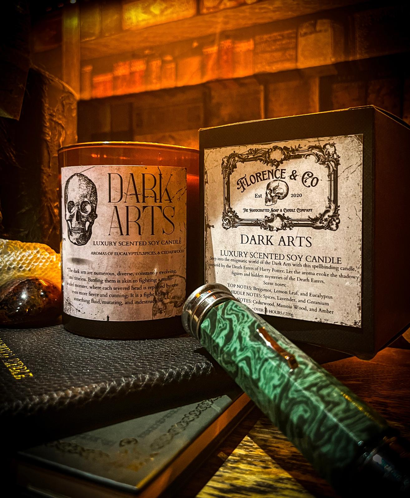 'Dark Arts' Harry Potter inspired scented soy candle