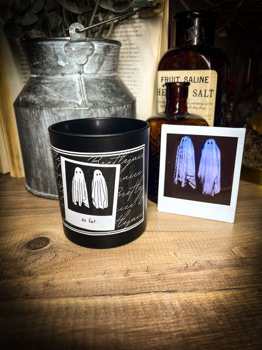 "No Feet" Beetlejuice inspired scented candle