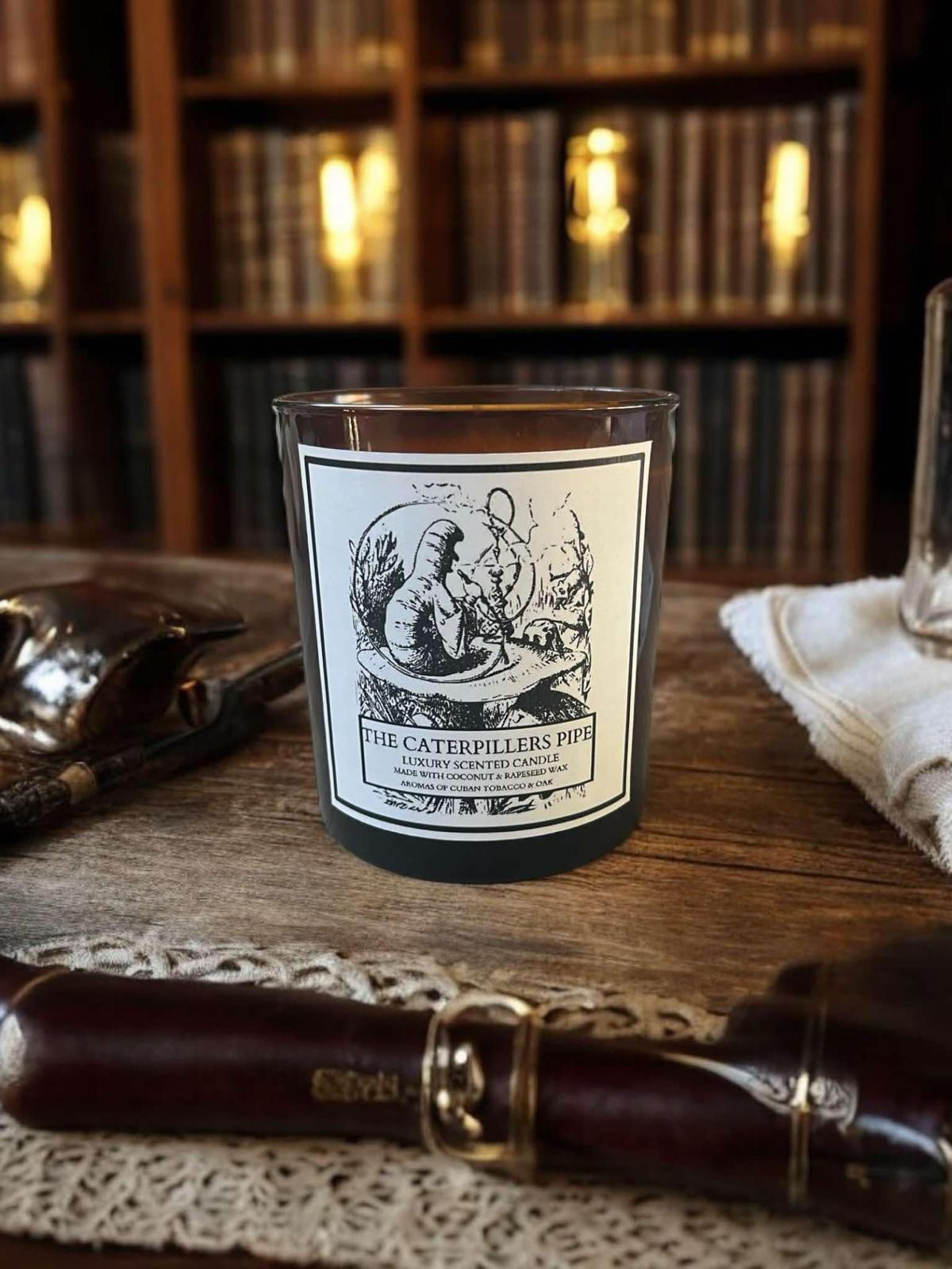 "The Caterpillars Pipe" Alice in Wonderland inspired scented candle