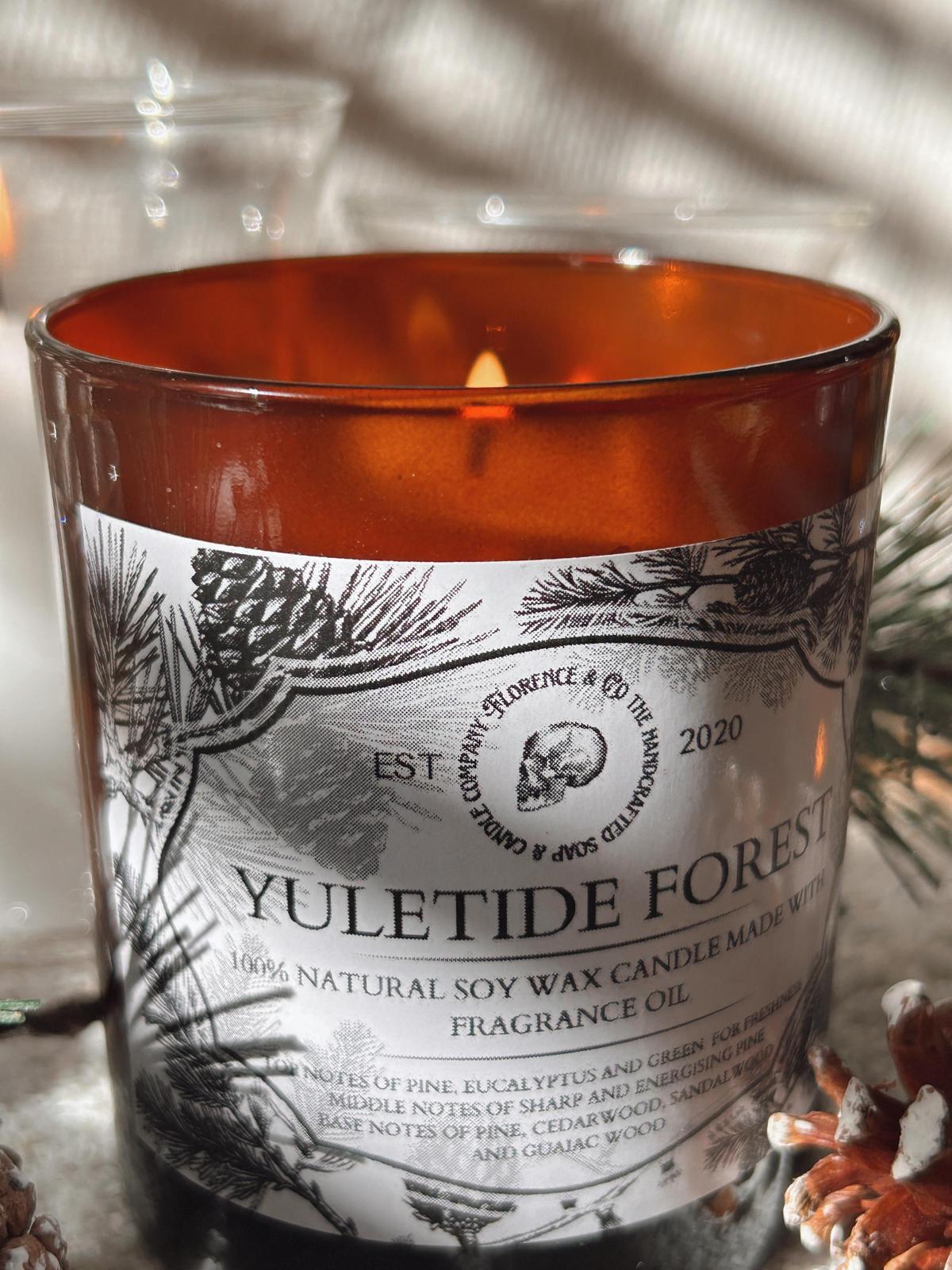 Yuletide Forest Candle – Fresh Pine and Cedarwood Scent